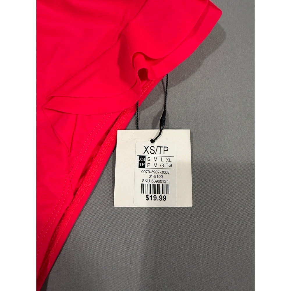 ReVamped Red Ruffle Bikini Bottoms High Waist XS TP NWT - Picture 3 of 5